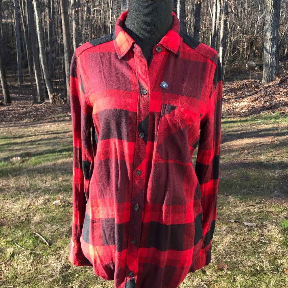 NWT Abercrombie & Fitch flannel shirt size M